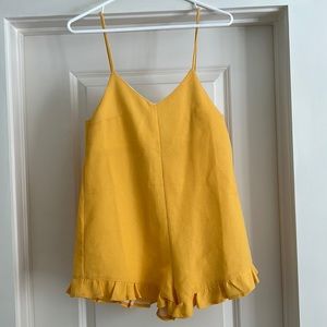 Princess Polly Yellow Romper